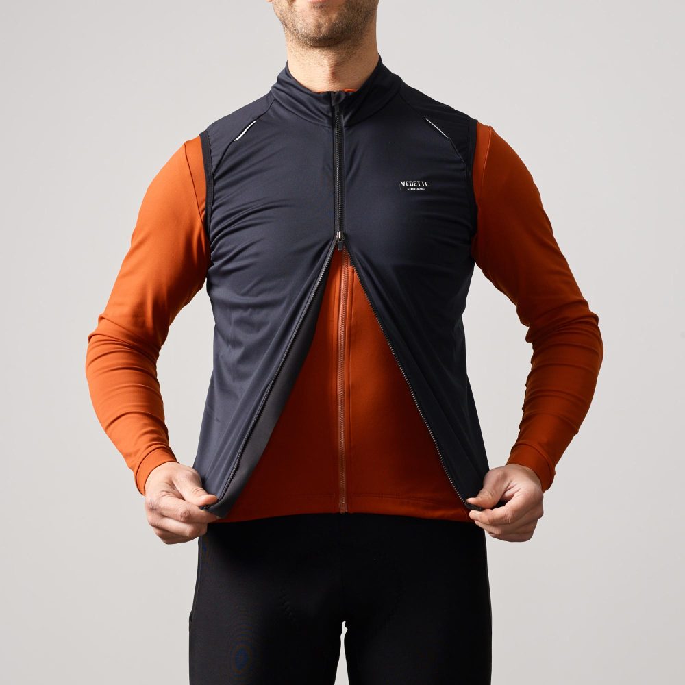 INCA black - windstopper vest
