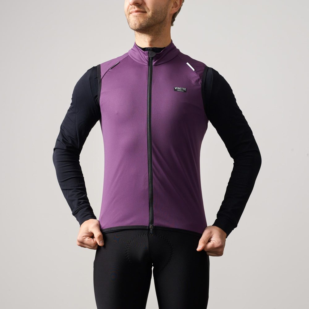 INCA plum- windstopper vest